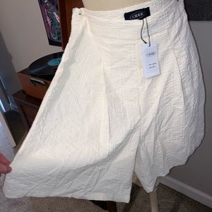 Cider Polyester Chiffon High Waisted Shorts